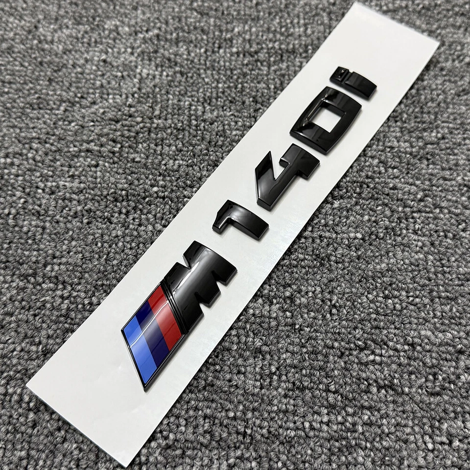 Nuevo emblema de maletero negro brillante M140i para BMW Serie 1 F20 F21 M140i Foto 4 de 4