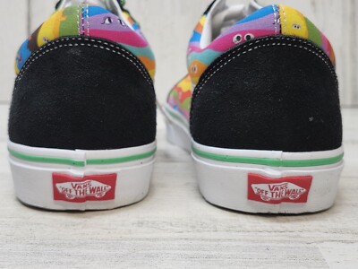 VANS Old Skool x Sesame Street Low Rainbow Stripes Sneakers Men Size 11.5 VANS x Old Skool Sesame Street  main image 2