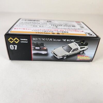Tomica Premium Unlimited 07 Back to the Future DeLorean Diecast