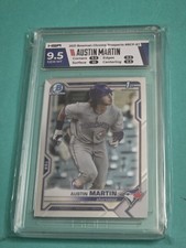 2021 Bowman - Chrome Prospects Austin Martin #BCP-87 (RC) HGA 9.5