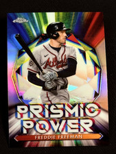 2021 Topps Chrome REFRACTOR PRISMIC POWER Freddie Freeman, item 3