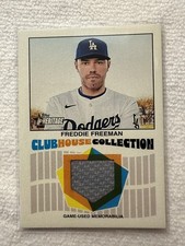 Topps 2026 Heritage Freddie Freeman Relic Dodgers CCR-FF Game-Used Memorabilia