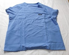 Jaanuu Women's Magna Classic Fit V-Neck 3-Pocket Scrub Top CN6 Blue Size XL NWT