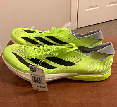adidas Adizero Avanti Men's Track & Field Sneakers Yellow/Black Low Top IG1989