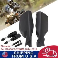 Motorcycle Hand Guard DL650 Handguards Plastic For DL650 V-STROM 2014-2019 Black
