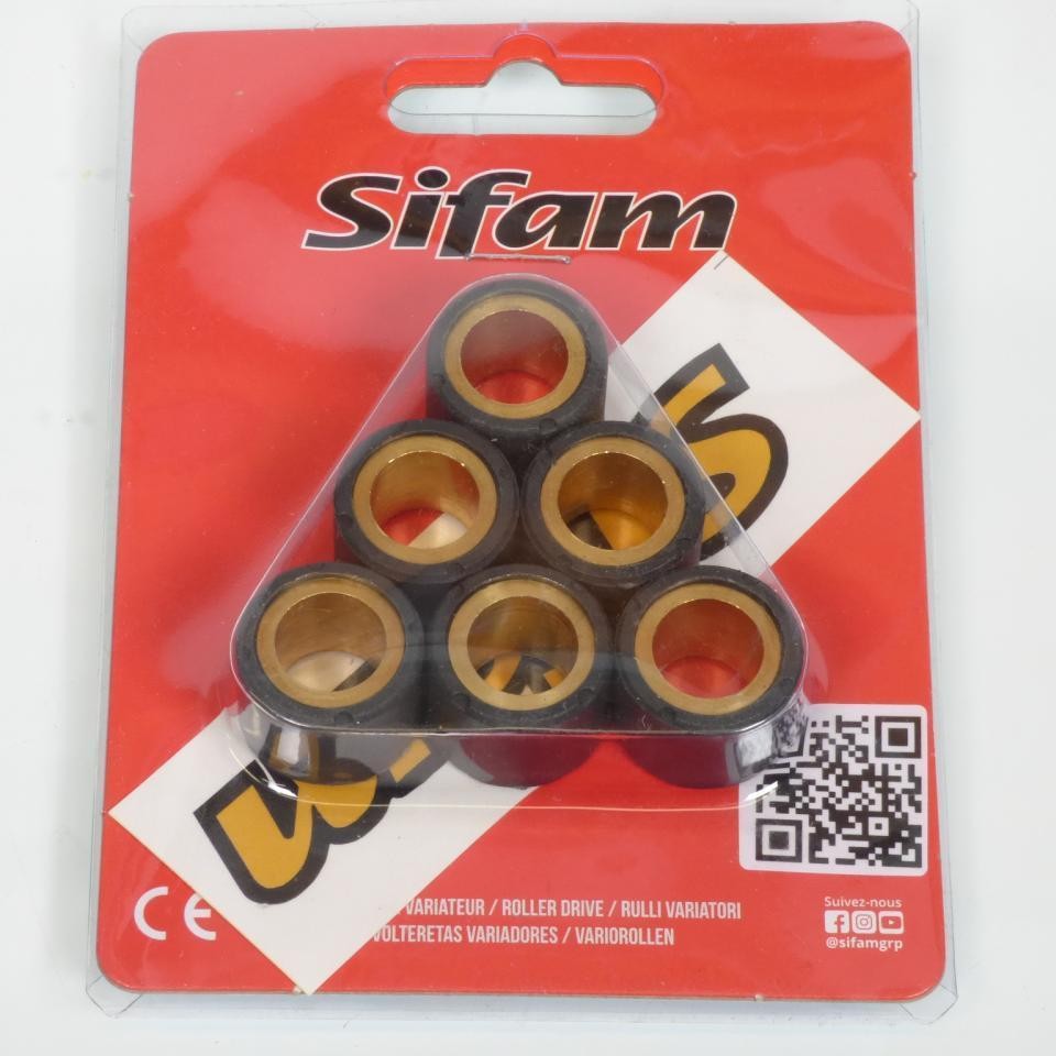 Galet rouleau de variateur Sifam 20x15mm mécanique pour maxiscooter Honda 150 SH I