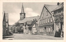 AK Freiburg Elbe, Krs. Stade, Straßenpartie ungelaufen Kirche ? (3062)