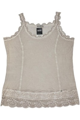 tredy Top Damen Trägertop Tanktop Unterhemd Gr. 54 Beige #uxhx28n