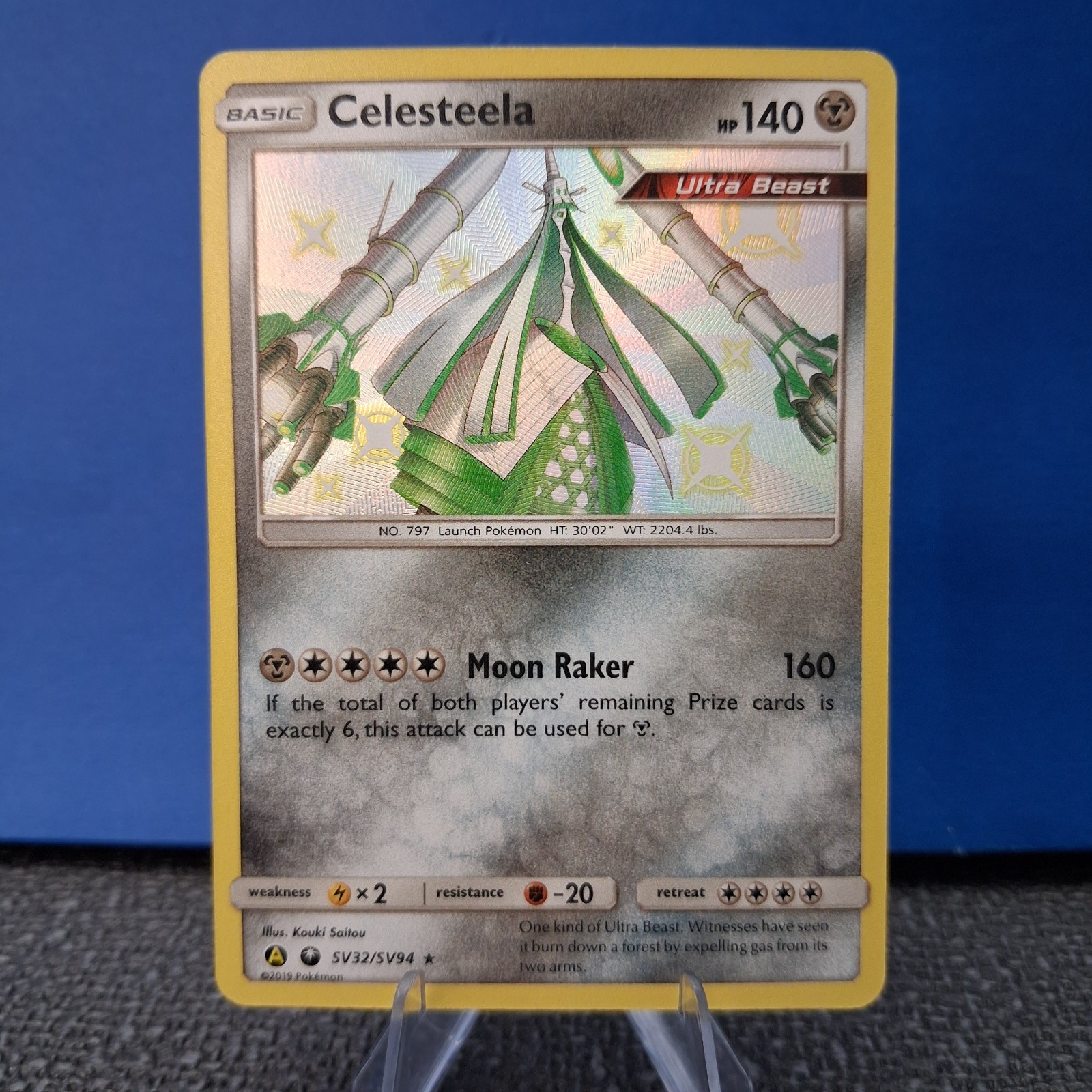 Celesteela SV32/SV94 - Hidden Fates - Ultra Rare Shiny Vault - NM/M