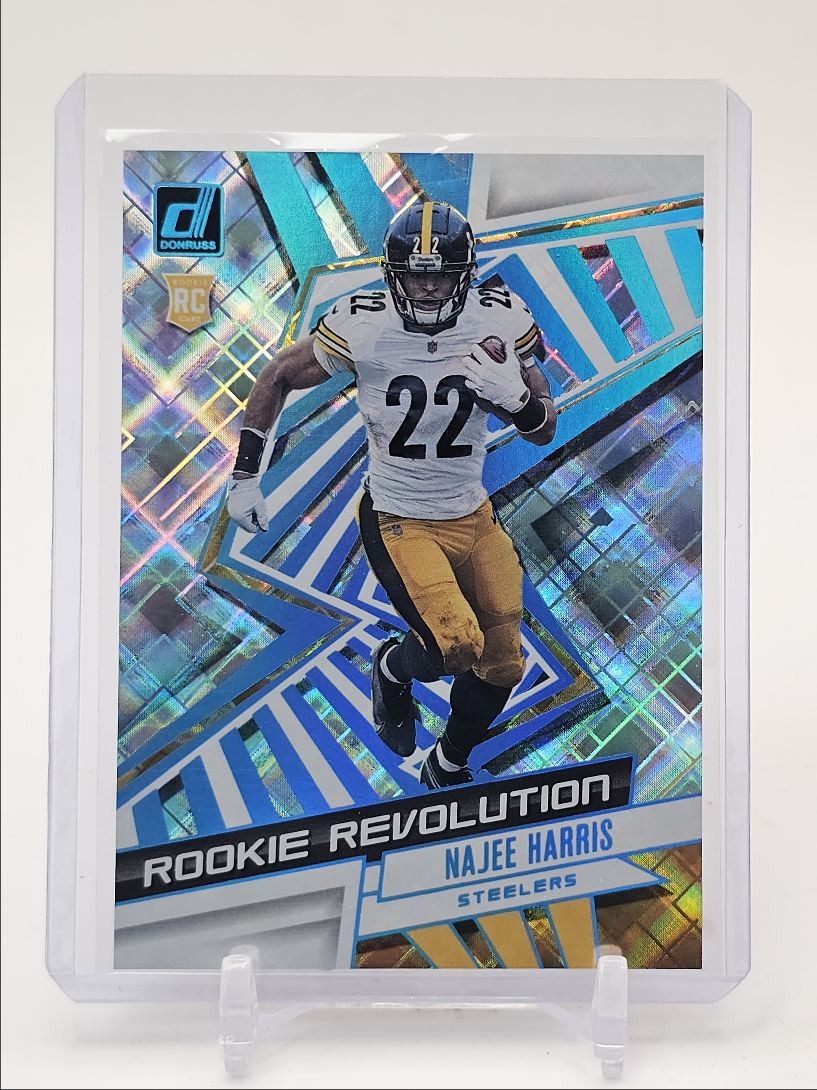 NAJEE HARRIS 2021 DONRUSS ROOKIE FOOTBALL COSMIC STEELERS RC /100 Q5818