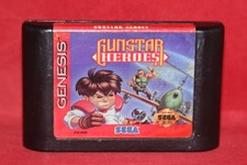 Gunstar Heroes (Sega Genesis, 1993) Authentic Game Cartridge