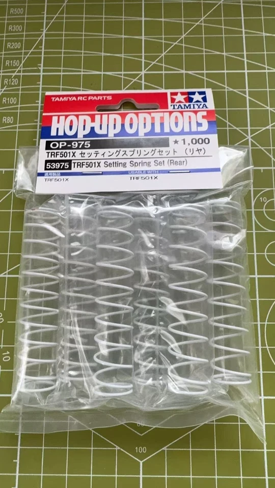 Jeu de ressorts de réglage arrière TAMIYA HOP-UP OPTIONS OP.975 TRF501X 53975... - Photo 1/2