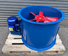 Spray Booth Fan Bifurcated Extractor 710mm 4kW Car Paint Fumes Axial Extraction