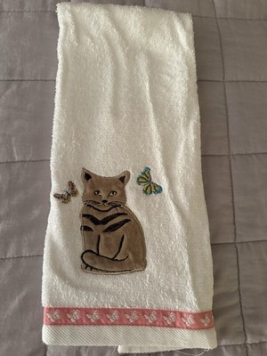 2006 Allure Home Creation Co. Cat Hand Towel