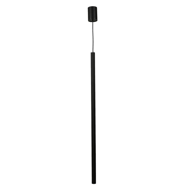 Schwarze Pendelleuchte Metall Ø2,5Cm Rund G9 Schmale Pendelleuchte KüChe Cult-image