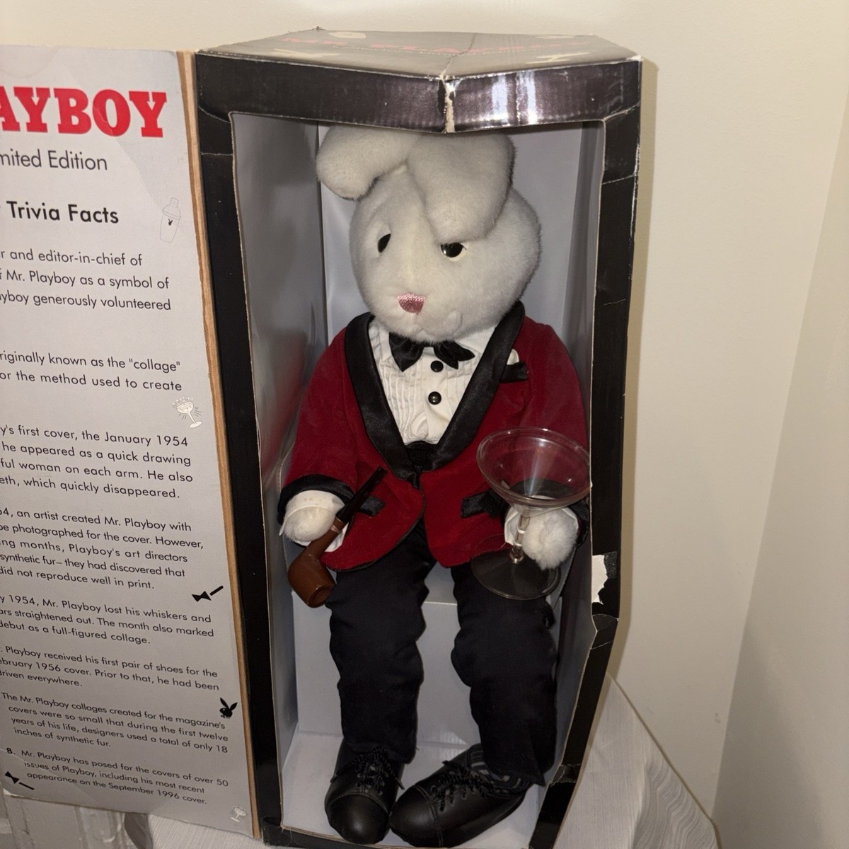 Vintage 1999 Mr Playboy 30” Plush Bunny Doll - Limited Edition | eBay