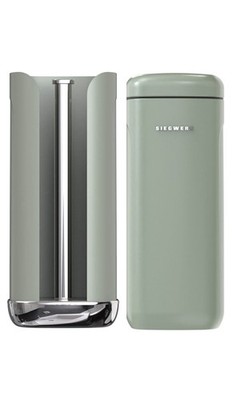 SIEGWERK Kombiangebot CUBO Papierrollenhalter & Vorratsdose XL  Sage Harmony