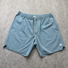 Free Fly Training Shorts Men XL Blue Stretch Performance 7" Gym Running Soccer