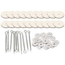 45mm Doll Joints, 20 Set Cotter Pin Joints Connector and Fiberboard Tray