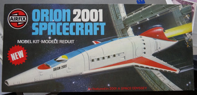 AIRFIX ORION 2001 SPACECRAFT VINTAGE SHOP DISPLAY BOARD, 13,5 X 6,25 inch