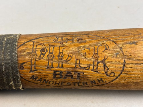 Antique Vtg 10s-20s THE PIPER BAT Co Manchester NH No 100 Baseball Bat 33" 36oz - Picture 2 of 20