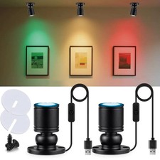 USB Powered Mini Spotlights for Displays 2-Pack   5V Small LED Spot Lights In...