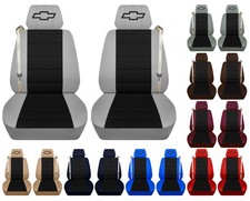 Fits 1999 To 2006 Chevy Silverado Truck Front Set Seat Covers With Design Fits 1999 To 2006 Chevy Silverado Truck Front Set Seat Covers With Design