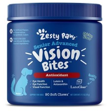Zesty Paws Senior Advanced Antioxidant Vision Soft Chews Dogs Chicken 90ct