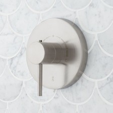 Signature Hardware SHLE9009ZBN Lexia Thermostatic Valve Trim, Brushed Nickel