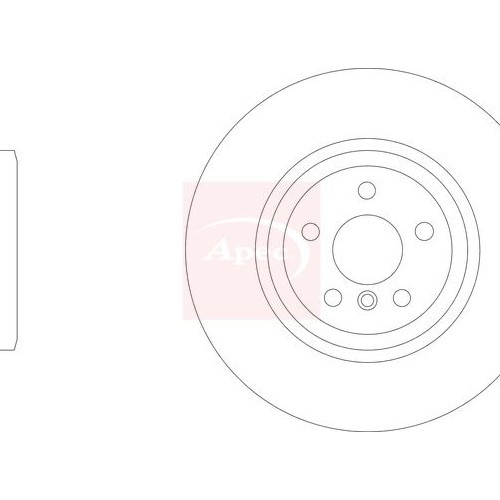 For BMW iX I20 2021 on BRAKE DISC (REAR) (SINGLE) DSK3319