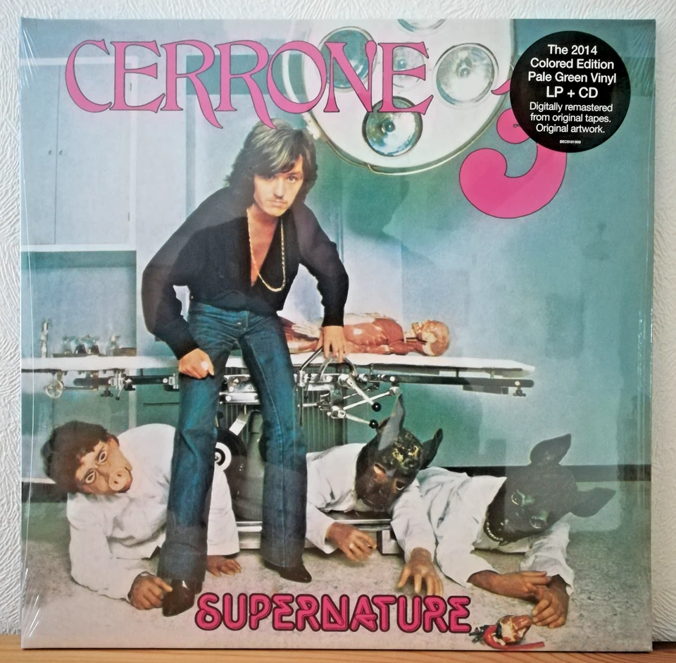 Cerrone 3 Supernature LP 33T Vert, Green + CD - Photo 4/4