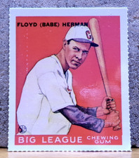 BASEBALL CARD AWESOME 1977 REPRINT GOUDEY GUM CO. FLOYD (BABE) HERMAN CHI. CUBS