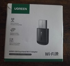 UGREEN Wifi Adapter for Desktop PC, AX900 USB Wifi 6 Adapter with 5Ghz/2.4Ghz Du