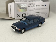 Tomica Limited Vintage 1:64 diecast LV-N77b Mercedes Benz 190E in blue, boxed