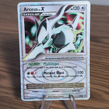 Arceus LV.X DP56 Diamond and Pearl Holo Promo 120 HP Meteor Blast 100 on eBay