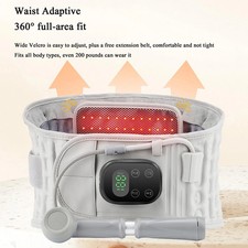 Back Decompression Belt For Lower Back Pain Relief Red Light Heating Treatment