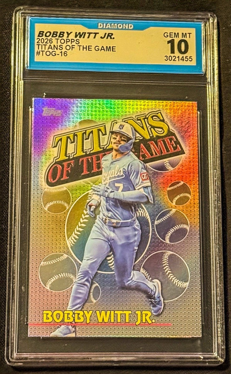 ゲームセンター・ゲームカード BOBBY WITT JR. 2026 Topps Series 1 Bobby Witt Jr. Titans Of The Game #TOG-16 | eBay