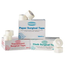 CARING TRANSPARENT ADHESIVE TAPE, 1" X 10YDS, LATEX-FREE