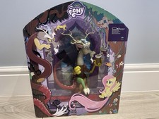 My Little Pony Discord and Fluttershy SDCC 2016 2x Figures light up Diorama
