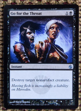 Go for the Throat (NM) – Mirrodin Besieged – MTG Black Removal