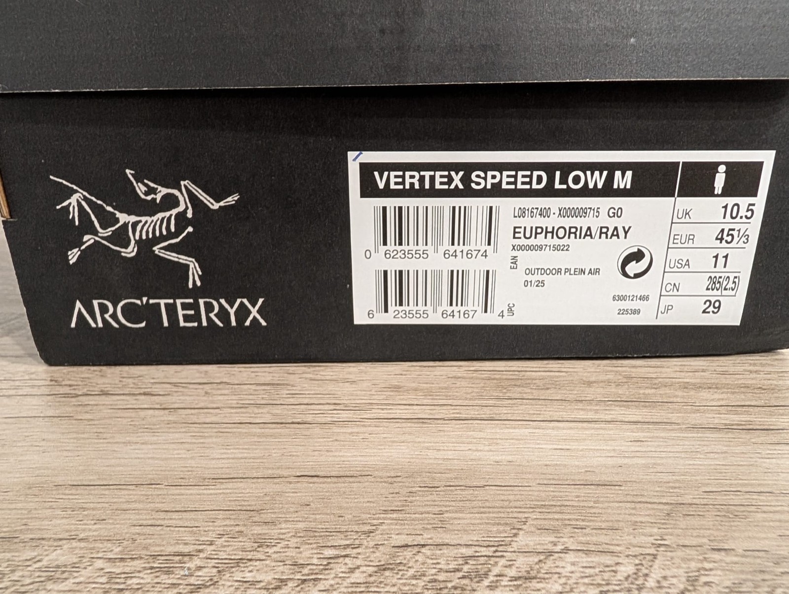 Arc'teryx Euphoria/Ray Vertex Speed Low Running Shoes Men US 11 *New With Box* image 3
