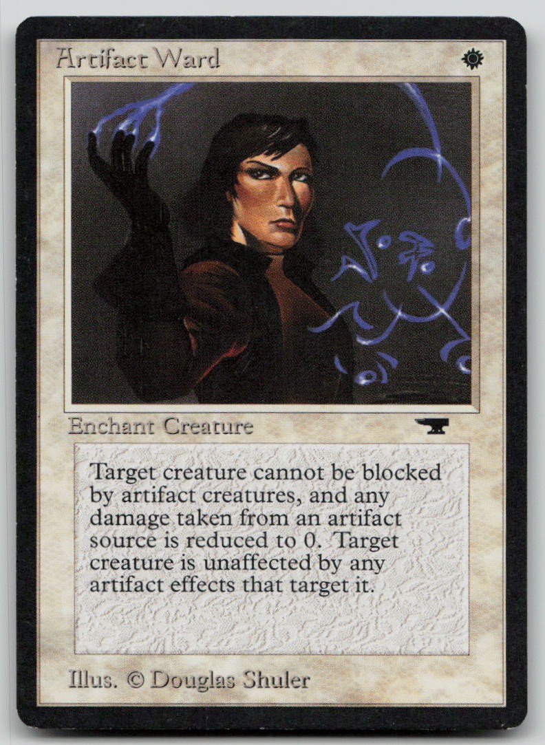 Artifact Ward [Antiquities - 3] Moderately Played Common Magic