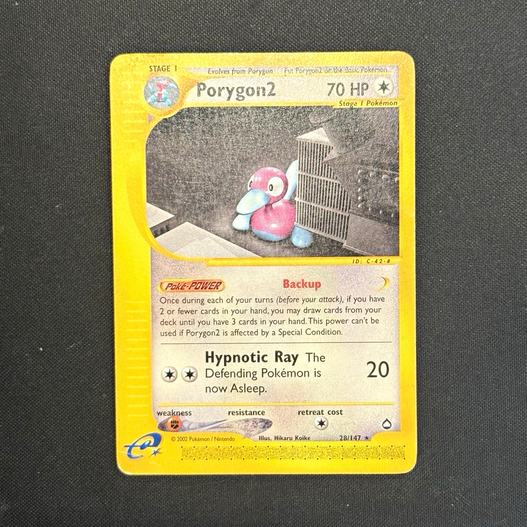 Porygon2 28/147 Aquapolis Pokémon TCG