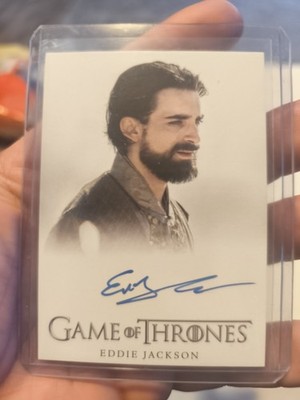 Rittenhouse GoT Eddie Jackson On Card Auto Limited Edition Belicho Paenymion