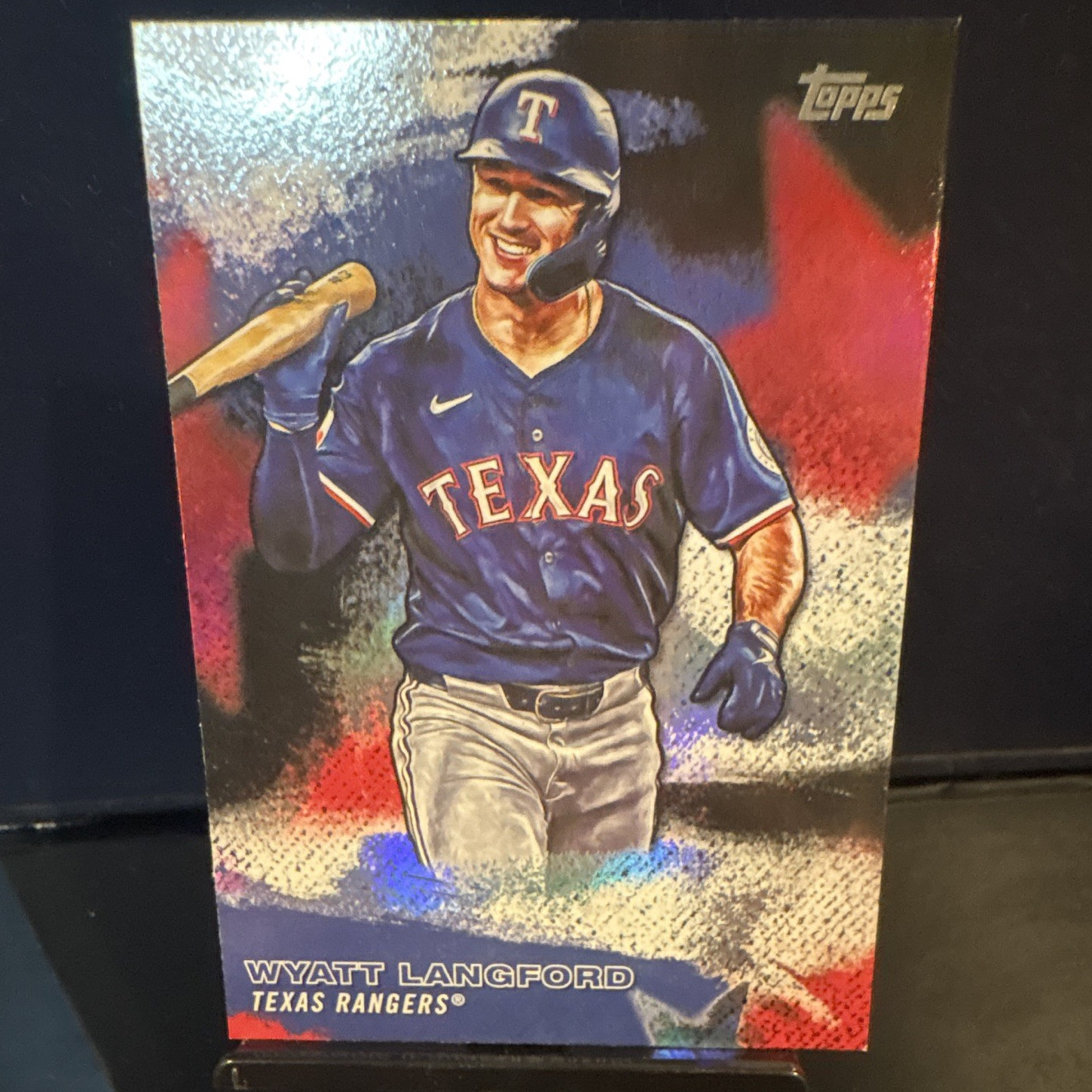 Topps 2026 Series 2 Wyatt Langford #SMLB-58 Texas Rangers Stars of MLB