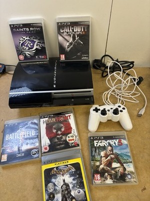 Sony PlayStation 3 Fat 80GB Konsole Bundle mit Controller und Spielen