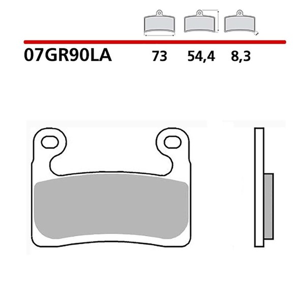 Brembo VORDERRADBREMSBELAGE-KIT Fur Bmw S 1000 Xr 1000 20-21-COD. 07GR90LA-image