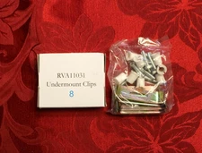 Set Of 8 RUVATI Sink Undermount Clips RVA11031 New - Free Shipping!
