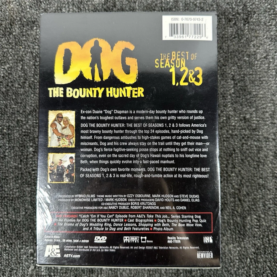 DOG THE BOUNTY HUNTER DVD BEST OF SEASON 1 2 3 4 & WEDDING SPECIAL TV New Sealed - Image 3 of 4