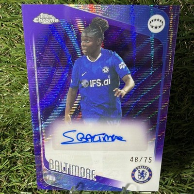 Sandy Baltimore/75 Auto/Topps Chrome UWCL 25/26 /FC Chelsea